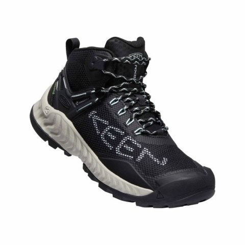 Buty KEEN NXIS EVO MID WP BLACK/BLUE GLASS W KE-1025911 Buty KEEN NXIS EVO MID WP BLACK/BLUE GLASS W KE-1025911