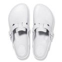 Chodaki męskie Birkenstock Boston Essentials EVA White medyczne klapki regular szerokie (1002315)