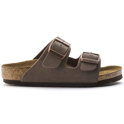 Klapki Birkenstock Arizona Kids Birko-Flor Nubuk Mocha narrow wąskie dziecięce młodzieżowe (0552893) Klapki Birkenstock Arizona Kids Birko-Flor Nubuk Mocha narrow wąskie dziecięce młodzieżowe (0552893)