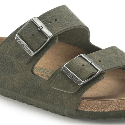 Klapki Birkenstock Arizona Vegan Microfaser Regular damskie-męskie Desert Dust Thyme na szeroką stopę wegańskie (1024550) Klapki Birkenstock Arizona Vegan Microfaser Regular damskie-męskie Desert Dust Thyme na szeroką stopę wegańskie (1024550)