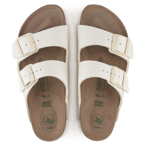 Klapki Birkenstock damskie Arizona Vegan Women Textile Narrow Eggshell na wąską stopę wegańskie (1022679) Klapki Birkenstock damskie Arizona Vegan Women Textile Narrow Eggshell na wąską stopę wegańskie (1022679)