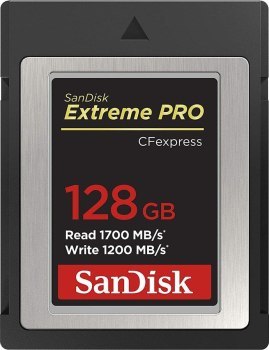 Karta pamięci - SanDisk CFexpress 128GB Extreme Pro 1700/1200 MB/s (SDCFE-128G-GN4NN) SanDisk Karta pamięci - SanDisk CFexpress 128GB Extreme Pro 1700/1200 MB/s (SDCFE-128G-GN4NN) SanDisk