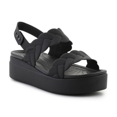 Sandały Crocs Brooklyn Woven Low Wedge W 209977-060 Sandały Crocs Brooklyn Woven Low Wedge W 209977-060
