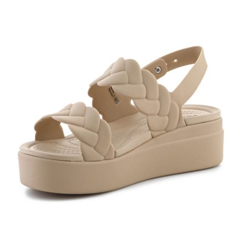 Sandały Crocs Brooklyn Woven Low Wedge W 209977-212 Sandały Crocs Brooklyn Woven Low Wedge W 209977-212