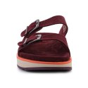 Klapki D.Franklin Nordic Sandal Buckle W DFSH405004-BURG