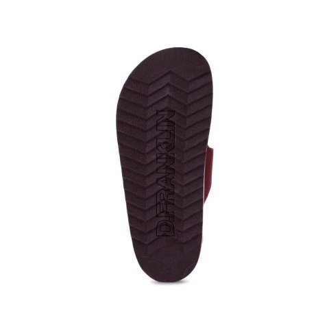 Klapki D.Franklin Nordic Sandal Buckle W DFSH405004-BURG Klapki D.Franklin Nordic Sandal Buckle W DFSH405004-BURG