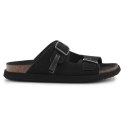 Klapki D.Franklin Vibe Sandals Buckle DFSH407001-BLAC