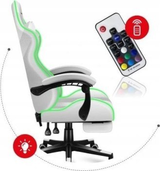 Fotel gamingowy Huzaro Force 4.7 RGB White Fotel gamingowy Huzaro Force 4.7 RGB White