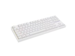 Genesis Thor 404 TKL biała RGB Kailh Box Brown V2 Genesis