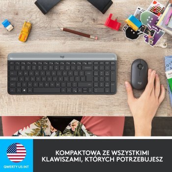 Logitech MK470 Grafitowa Logitech Logitech MK470 Grafitowa Logitech