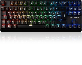 MODECOM VOLCANO LANPARTY PLUS RGB PRZEWODOWA KLAWIATURA MECHANICZNA (BRĄZOWY WYMIENIALNY PRZEŁĄCZNIK OUTEMU) DE LAYOUT Modecom MODECOM VOLCANO LANPARTY PLUS RGB PRZEWODOWA KLAWIATURA MECHANICZNA (BRĄZOWY WYMIENIALNY PRZEŁĄCZNIK OUTEMU) DE LAYOUT Modecom