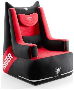 Fotel - Diablo X-Bager Czarno-Czerwony (Fotel dmuchany) Fotel - Diablo X-Bager Czarno-Czerwony (Fotel dmuchany)