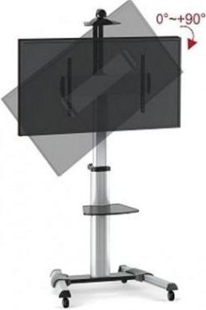 Uchwyt - Techly Stojak LCD z półką LUX (022700) 37-70