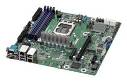 Płyta główna AsRock EC266D4U 1x LGA1700 Intel Xeon E-2400 C266 (4x DIMM 8x SATA 4xOCiLink 1xM.2 2x1Gbe IPMI mATX)