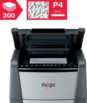 Rexel Niszczarka Optimum AutoFeed+ 300X (P-4) 300 kartek 60 l kosz Rexel Niszczarka Optimum AutoFeed+ 300X (P-4) 300 kartek 60 l kosz