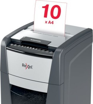 Rexel Niszczarka Optimum AutoFeed+ 300X (P-4) 300 kartek 60 l kosz Rexel Niszczarka Optimum AutoFeed+ 300X (P-4) 300 kartek 60 l kosz