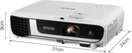PROJEKTOR EPSON EB-W51 LCD WXGA 4000 ANSI 16000:1