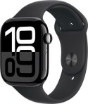 Apple Watch Series 10 GPS 42mm Jet Black Aluminium Case | Black Sport Band - M/L
