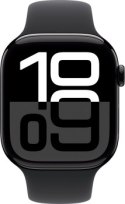 Apple Watch Series 10 GPS 42mm Jet Black Aluminium Case | Black Sport Band - M/L