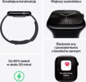 Apple Watch Series 10 GPS 42mm Jet Black Aluminium Case | Black Sport Band - M/L