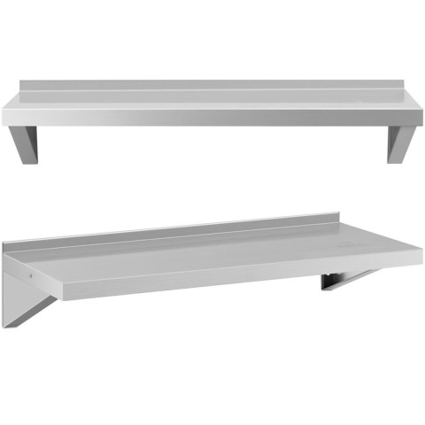 Półka ścienna wisząca kuchenna ze stali do 80 kg 100 x 40 cm Półka ścienna wisząca kuchenna ze stali do 80 kg 100 x 40 cm