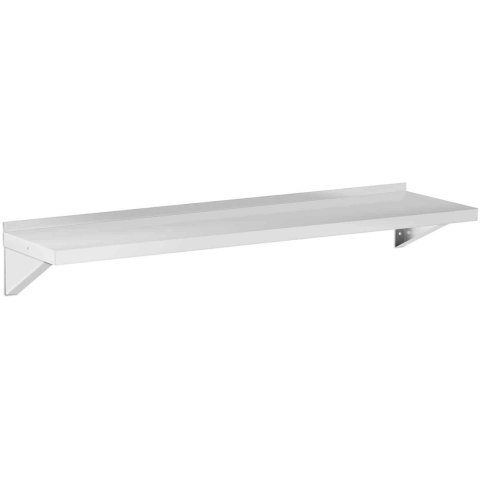 Półka ścienna wisząca kuchenna ze stali do 80 kg 150 x 40 cm Półka ścienna wisząca kuchenna ze stali do 80 kg 150 x 40 cm