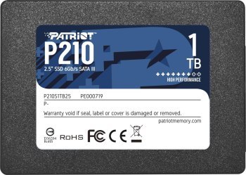 Dysk twardy Patriot P210 1TB (P210S1TB25) Dysk twardy Patriot P210 1TB (P210S1TB25)