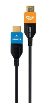 Kabel Ultra High Speed HDMI aktywny optyczny (AOC) z Ethernetem 30m czarny Gembird Kabel Ultra High Speed HDMI aktywny optyczny (AOC) z Ethernetem 30m czarny Gembird