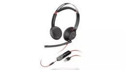 Słuchawki przewodowe HP Poly Blackwire 5220 Stereo USB-A - 80R97AA
