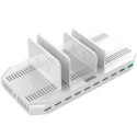 Unitek Charging Station 10x USB biały