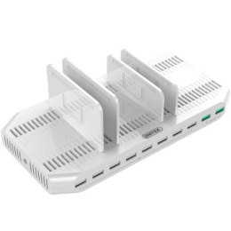 Unitek Charging Station 10x USB biały