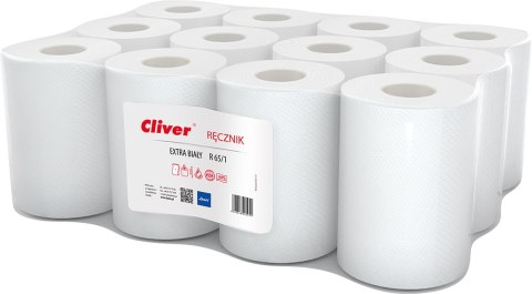 Ręcznik Papierowy Cliver Extra Biały R65/1 - 12 szt. Ręcznik Papierowy Cliver Extra Biały R65/1 - 12 szt.