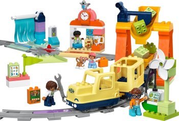 LEGO DUPLO TOWN 10428 Duplo Duży interaktywny pociąg miejski Lego LEGO DUPLO TOWN 10428 Duplo Duży interaktywny pociąg miejski Lego