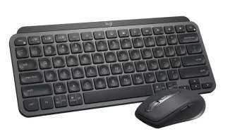 Zestaw bezprzewodowy Logitech MX Keys Mini klawiatura + mysz grafitowy 920-011061 Logitech Zestaw bezprzewodowy Logitech MX Keys Mini klawiatura + mysz grafitowy 920-011061 Logitech