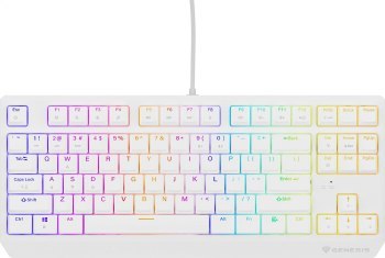 Genesis Thor 230 TKL biała RGB Outemu Brown Genesis Thor 230 TKL biała RGB Outemu Brown