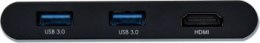 I-tec USB-C do HDMI Travel Adapter 2x USB 3.0 HDMI 4K Power Delivery 60W