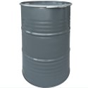 Beczka stalowa metalowa OH 212L zdejmowane wieko z korkami 2 i 3/4 - SZARA MIX