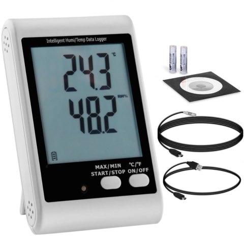 Rejestrator temperatury i wilgotności zewnętrzny USB zakres -40 do 125C Rejestrator temperatury i wilgotności zewnętrzny USB zakres -40 do 125C