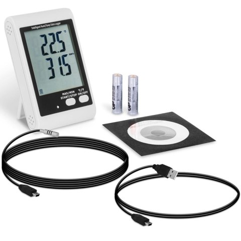 Rejestrator temperatury i wilgotności zewnętrzny USB zakres -40 do 125C Rejestrator temperatury i wilgotności zewnętrzny USB zakres -40 do 125C