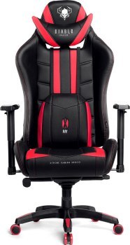 Fotel Diablo X-Ray King Size Czerwony (X-RAYXLCZCZE)