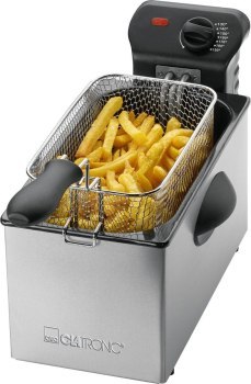 Frytownica Clatronic FR 3586 (3 l; 2000W; kolor srebrny) Frytownica Clatronic FR 3586 (3 l; 2000W; kolor srebrny)