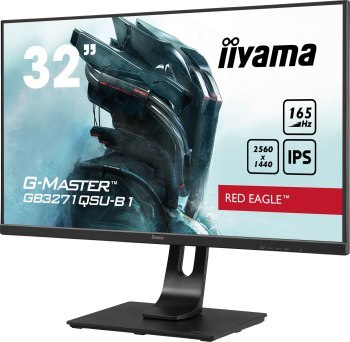 Monitor iiyama G- Master GB3271QSU- B1 - 31,5'' | QHD | IPS | 165Hz Monitor iiyama G- Master GB3271QSU- B1 - 31,5'' | QHD | IPS | 165Hz