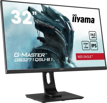 Monitor iiyama G- Master GB3271QSU- B1 - 31,5'' | QHD | IPS | 165Hz Monitor iiyama G- Master GB3271QSU- B1 - 31,5'' | QHD | IPS | 165Hz