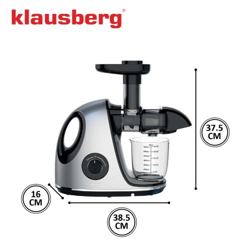 SOKOWIRÓWKA WYCISKARKA WOLNOOBROTOWA KLAUSBERG KB-7863 SOKOWIRÓWKA WYCISKARKA WOLNOOBROTOWA KLAUSBERG KB-7863