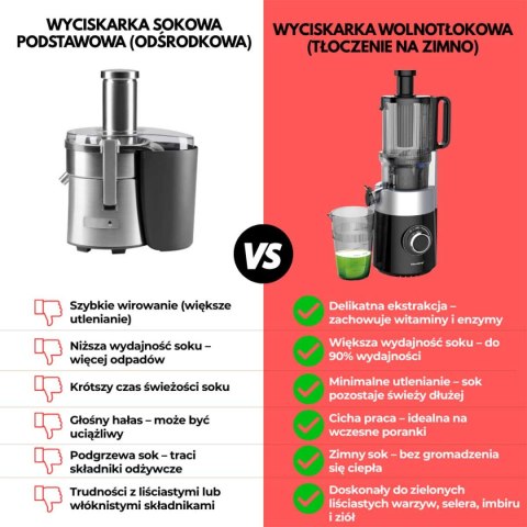 SOKOWIRÓWKA WYCISKARKA WOLNOOBROTOWA PIONOWA KLAUSBERG KB-7871 SOKOWIRÓWKA WYCISKARKA WOLNOOBROTOWA PIONOWA KLAUSBERG KB-7871