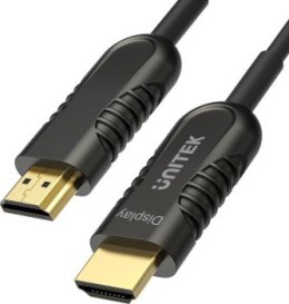 Unitek Kabel optyczny HDMI 2.0 AOC 4K 60Hz 100 m