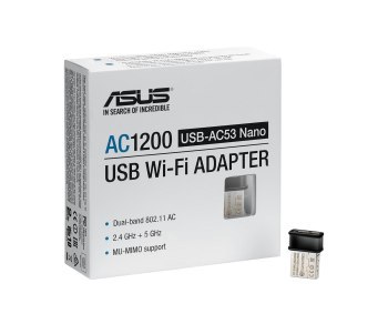 Karta sieciowa ASUS AC1200 USB-AC53 Nano Karta sieciowa ASUS AC1200 USB-AC53 Nano