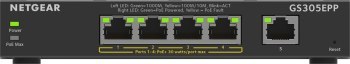 Netgear GS305EPP-100PES 5PT GE PLUS SWCH W/ HI-PWR Netgear GS305EPP-100PES 5PT GE PLUS SWCH W/ HI-PWR