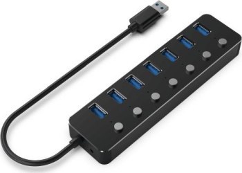 GEMBIRD 7-portowy HUB USB 3.1 GEMBIRD 7-portowy HUB USB 3.1