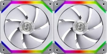 Lian Li UNI FAN SL140 ARGB wentylator PWM, 2-pack + kontroler - 140mm, biały Lian Li UNI FAN SL140 ARGB wentylator PWM, 2-pack + kontroler - 140mm, biały